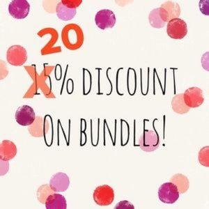 Bundle 2 or more for 20% off🤩🤩